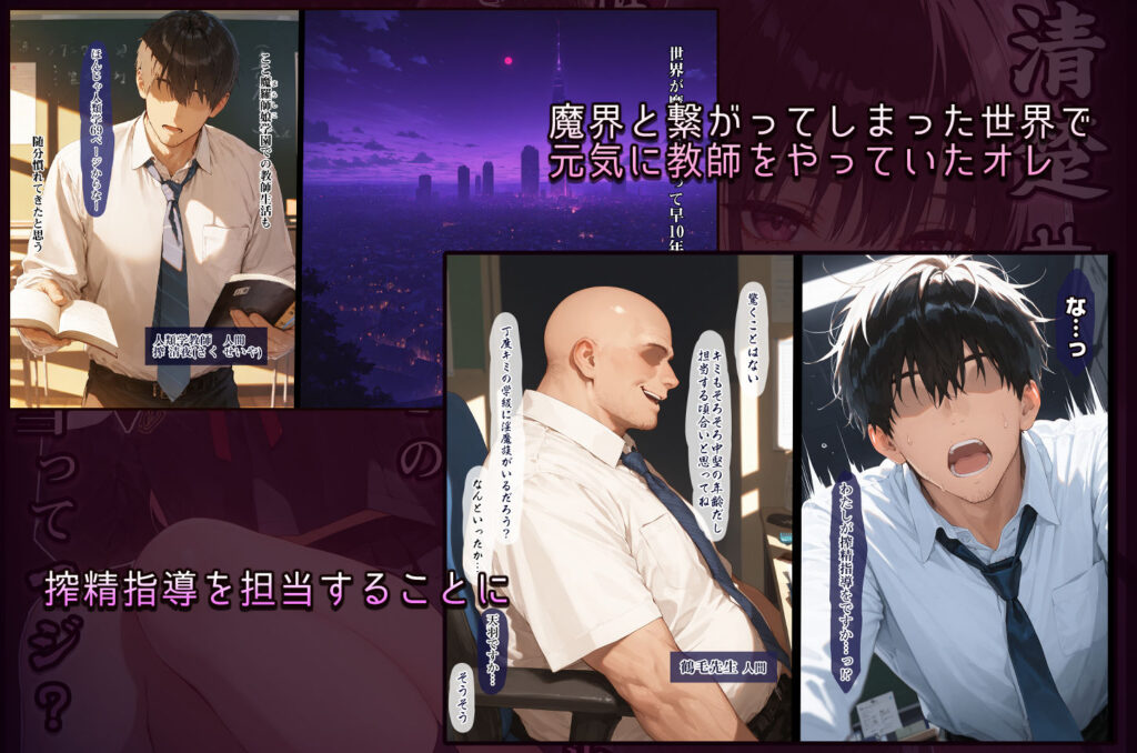 清楚サキュバス 世界が魔界と繋がって早10年 オレが教え子の搾精指導担当ってマジ？ サンプル画像2 【EchicalH】